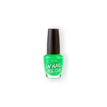 UV nail polish green