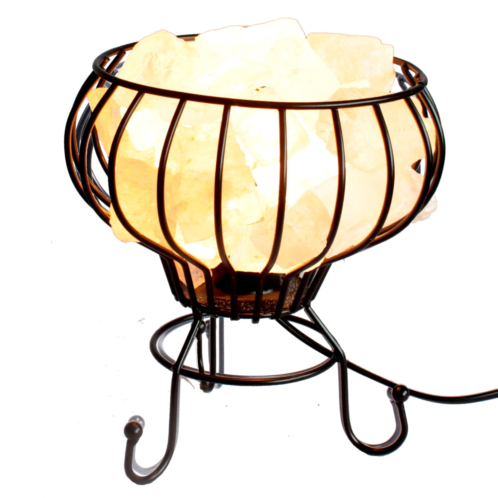 Himalaya Witte Zoutsteen Lamp A