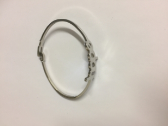 Stainless steel armband Hope zilver