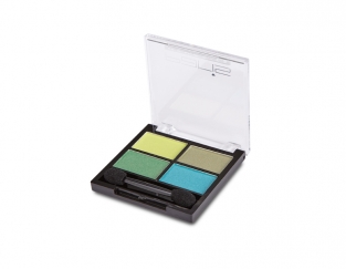 Oogschaduw groen grijs blauw tinten