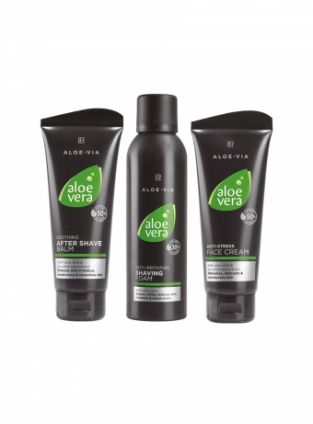 LR Aloe Via Shaving Set met Scheerschuim