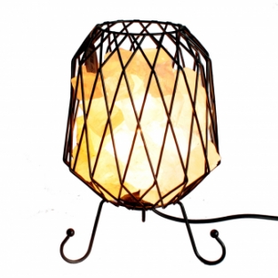 Himalaya Witte Zoutsteen Lamp B