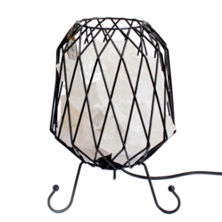 Himalaya Witte Zoutsteen Lamp B